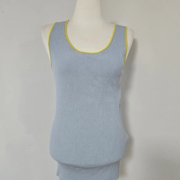 [BUNJANG] TIME Pastel Sleeveless Knit / 새상품) TIME 타임 파스텔 여름 민소매 니트