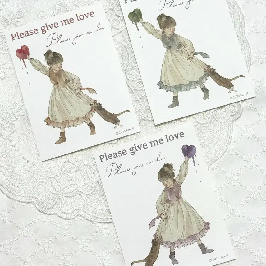 [BUNJANG] Love Give Me (SanGugu) Sticker Set / 산구구) 사랑을 주세요