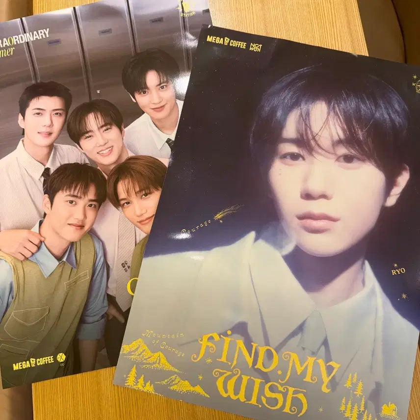[BUNJANG] NCT WISH Ryo Mega Poster & EXO Mega Group Poster / 엔위시 료 메가포스터/엑소 메가단체포스터 판매합니당
