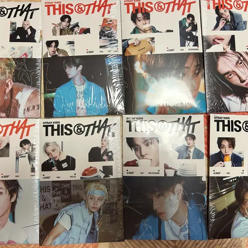 [BUNJANG] Stray Kids NOEASY 8 Album Bundle Set / 미개봉 스키즈 디스앤댓 8개세트 & 앨범 개인