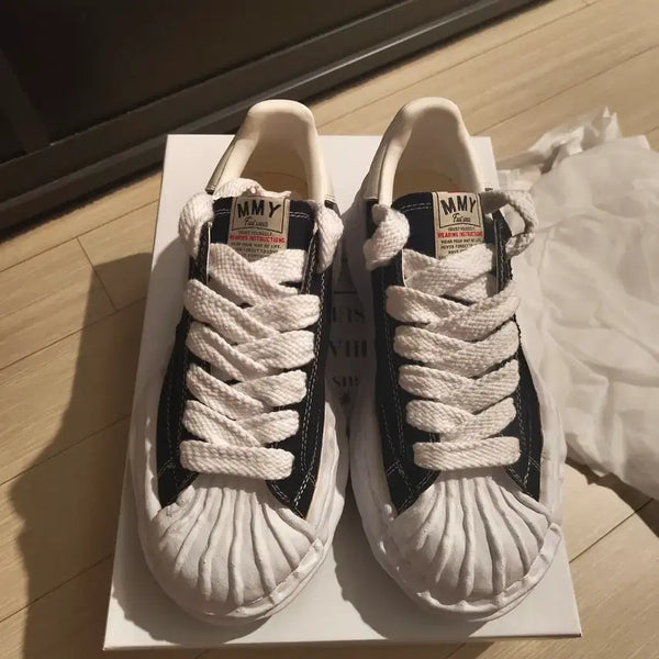 [BUNJANG] Mihara Yasuhiro MY-11 Sneaker Black White 39 / 미하라야스히로 블레이키 검흰 39