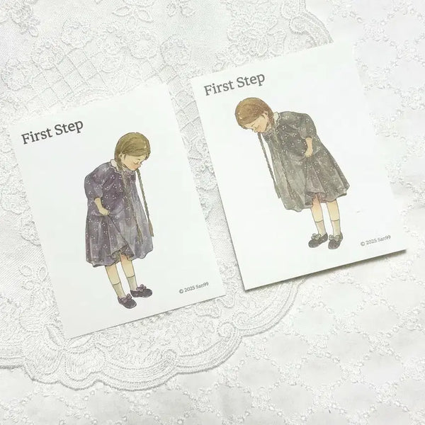 [BUNJANG] San Gu Gu First Step Sticker Set / 산구구) 첫 걸음