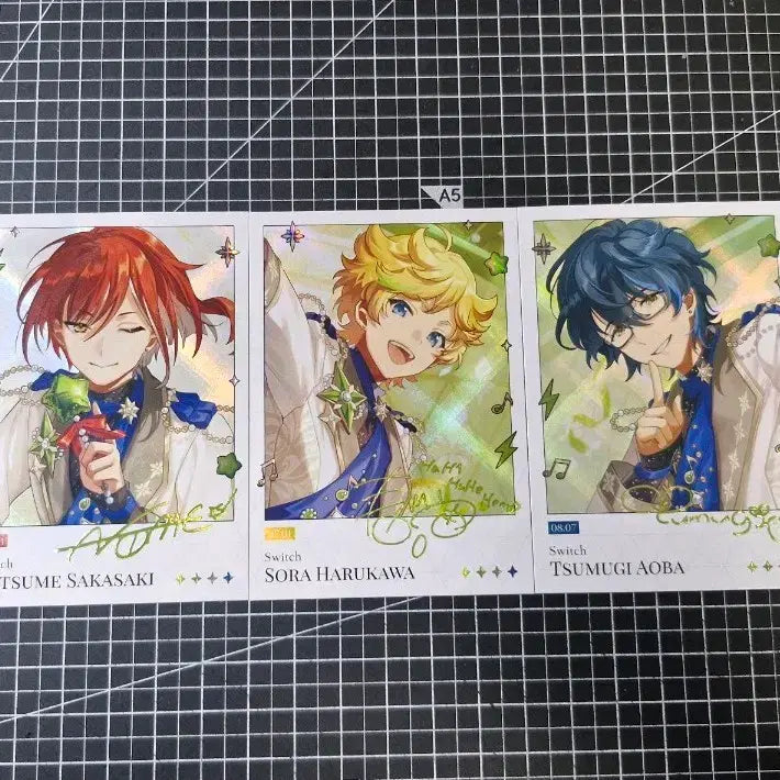 [BUNJANG] Ensemble Stars! Popup Polaroid Bundle Set - Natsume, Sora, Tsumugi / 일괄) 앙스타 앙상블스타즈 팝업 폴라로이드 스위치 나츠메 소라 츠무기