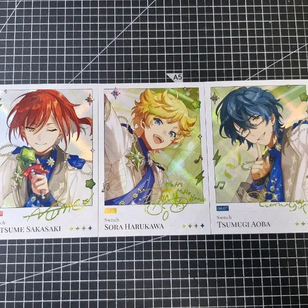 [BUNJANG] Ensemble Stars! Popup Polaroid Bundle Set - Natsume, Sora, Tsumugi / 일괄) 앙스타 앙상블스타즈 팝업 폴라로이드 스위치 나츠메 소라 츠무기
