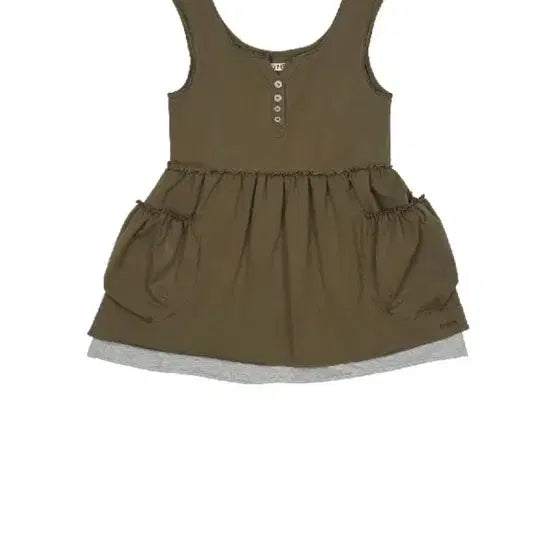 [BUNJANG] Koiseo Shirring Pocket Sleeveless Size 1 / 코이세이오 셔링 포켓 슬리브리스 1사이즈