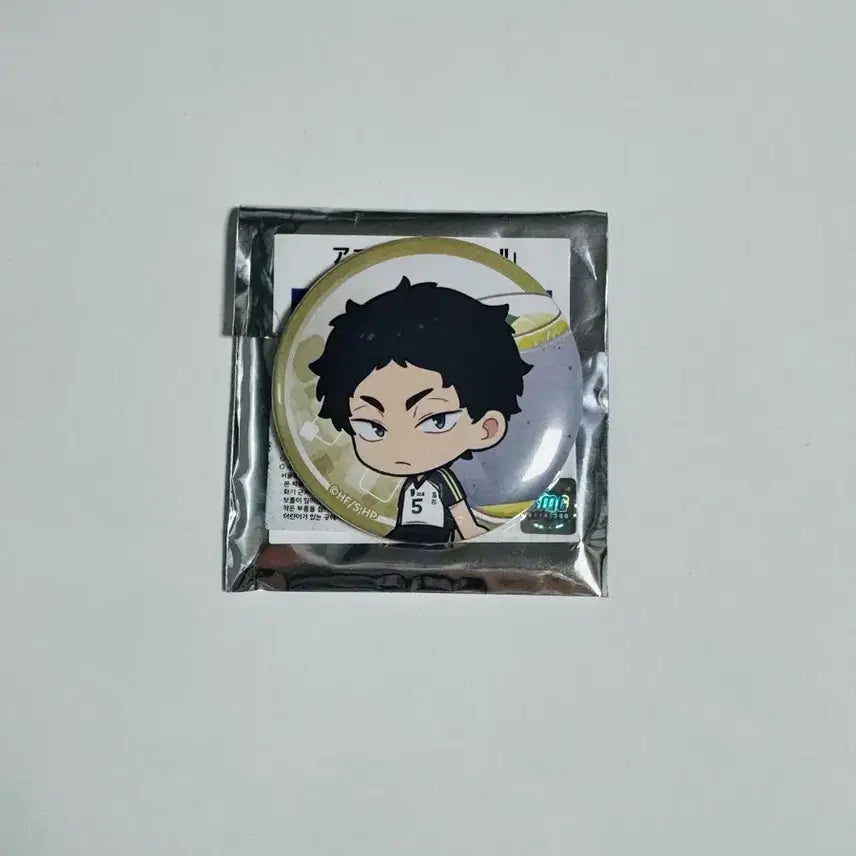 [BUNJANG] Haikyuu!! Akaashi Can Badge / 하이큐 콜라보카페 아카아시 캔뱃지