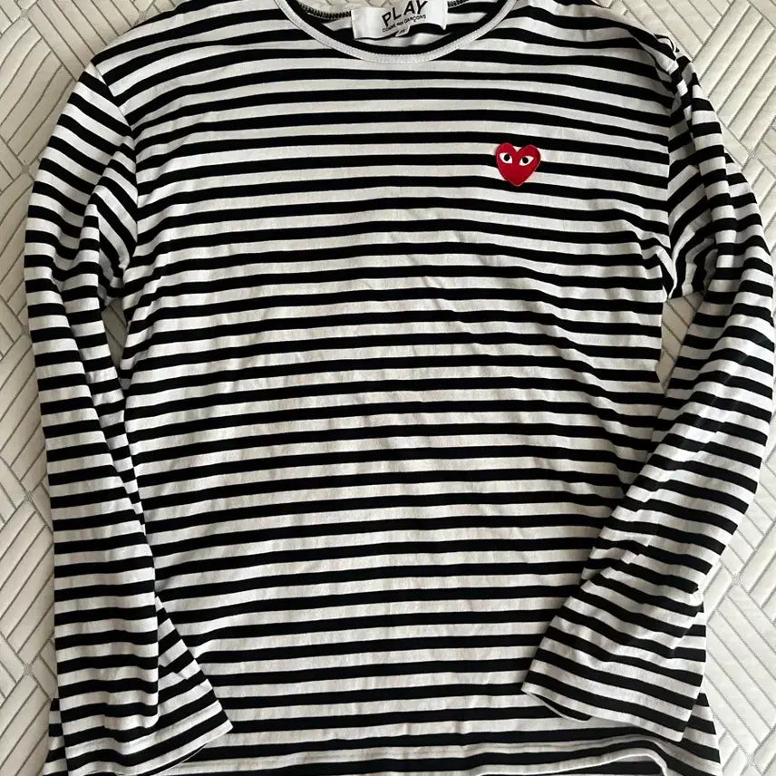 [BUNJANG] Comme des Garçons Striped Long Sleeve Shirt / 꼼데가르송 스트라이프 롱슬리브 (L, XL 선택)