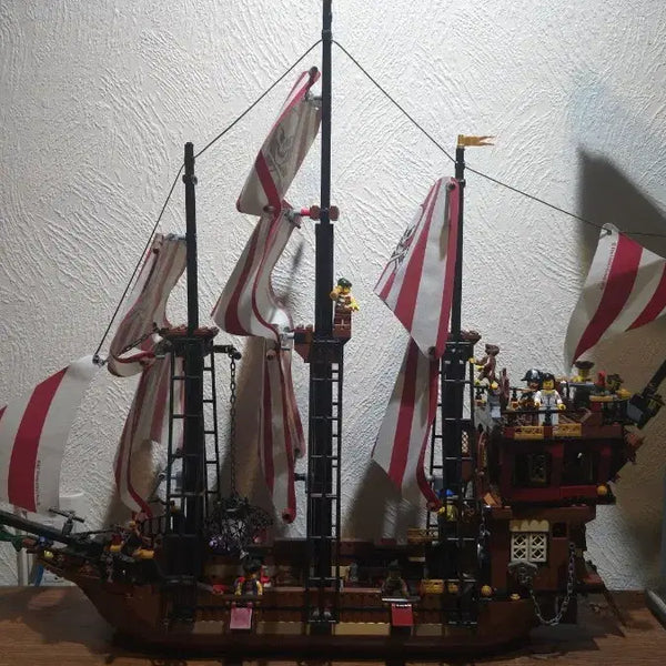 [BUNJANG] LEGO Pirates 6243 Brickbeard's Bounty - Custom 85cm Extended MOC / 레고 6243 해적선 대형 확장 MOC  / 85cm