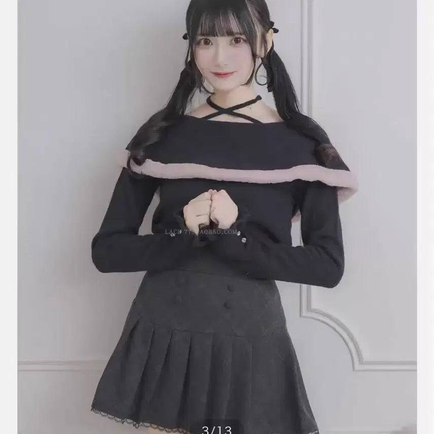 [BUNJANG] Pium Off-Shoulder Knit / 피움 오프숄더 니트