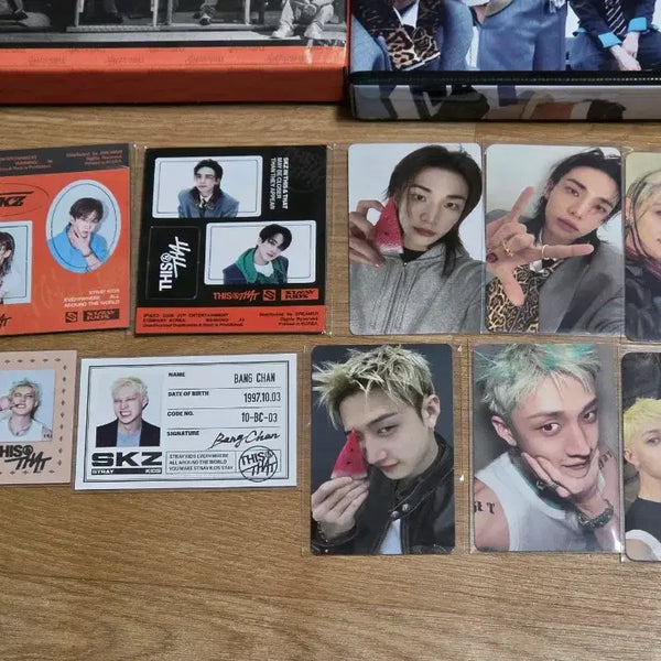 [BUNJANG] Stray Kids SKZ-Replay 5-Star Fan's Shop POB Full Set Hyunjin Bang Chan Photocard Set / 스키즈 디스앤댓 일반반 팬즈샵 미공포 풀셋 양도 현진 방찬