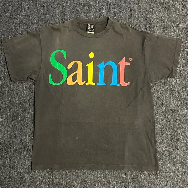 [BUNJANG] Saint Michael Colorful Saint T-Shirt XXL / [XXL] 세인트 미카엘 (Saint Mx6) 24ss 컬러풀 SAINT