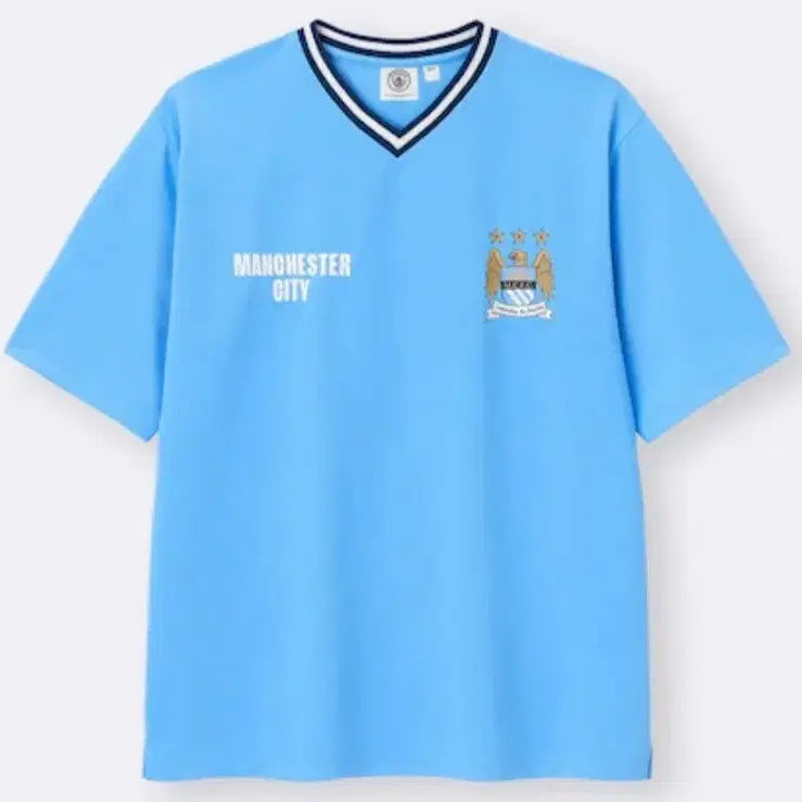 [BUNJANG] Manchester City x GU Collaboration Performance T-Shirt / 맨체스터 시티 축구클럽 일본매장 정품 GU 콜라보 반팔 티셔츠 헬스 기능성 운동 져지 맨유