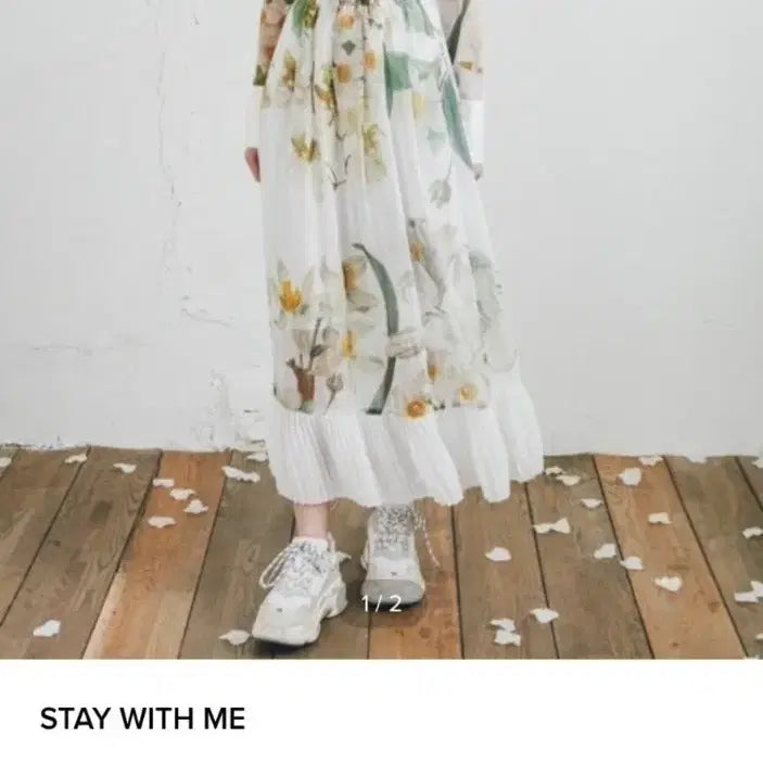 [BUNJANG] Stay With Me Orchid Narcis Dress / 스테이위드미 오키드 나르키스 원피스 (손나은 착용)