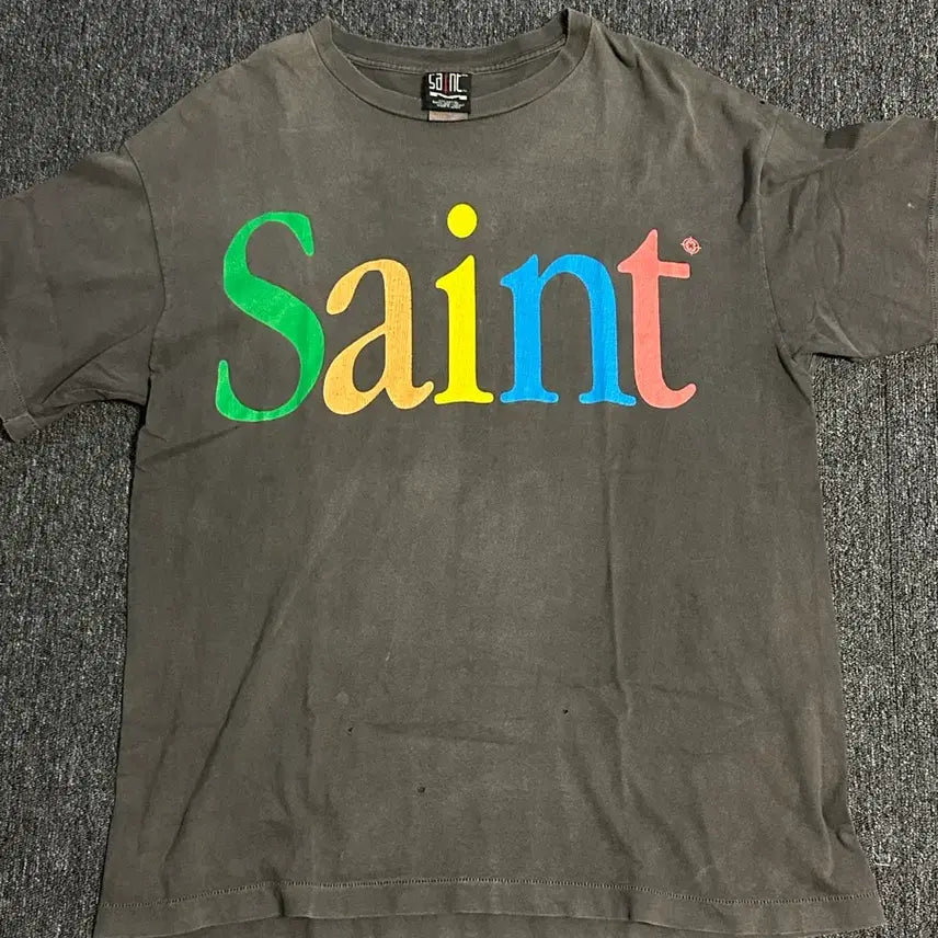 [BUNJANG] Saint Michael Colorful SAINT T-Shirt XL / [XL] 세인트 미카엘 (Saint Mx6) 24ss 컬러풀 SAINT