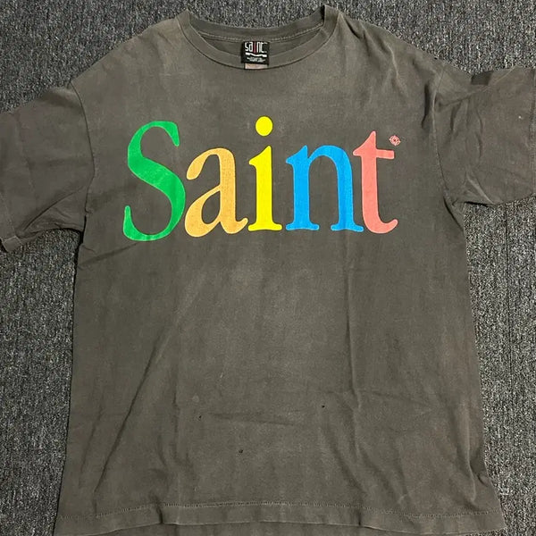 [BUNJANG] Saint Michael Colorful SAINT T-Shirt XL / [XL] 세인트 미카엘 (Saint Mx6) 24ss 컬러풀 SAINT