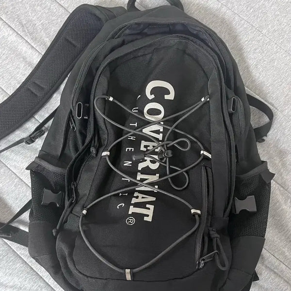 [BUNJANG] Covernat Backpack Black / 커버낫 백팩 블랙