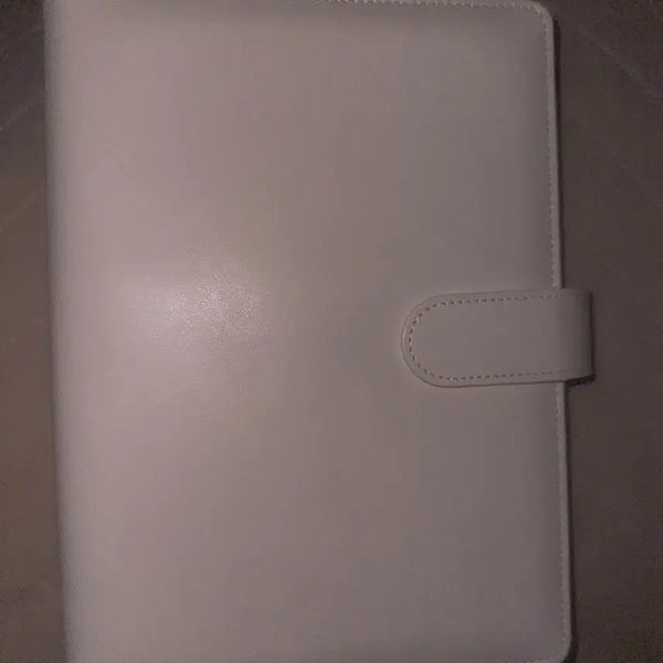 [BUNJANG] White Macaron Binder, Transparent Binder Bundle Set / 흰색 마카롱 바인더, 투명 바인더 일괄