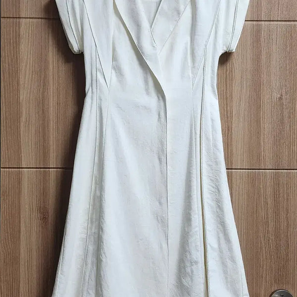 [BUNJANG] MICHAA Stitch and Seam Detail Dress / MICHAA 미샤 원피스 / 한섬 더한섬 타임 마인 르베이지