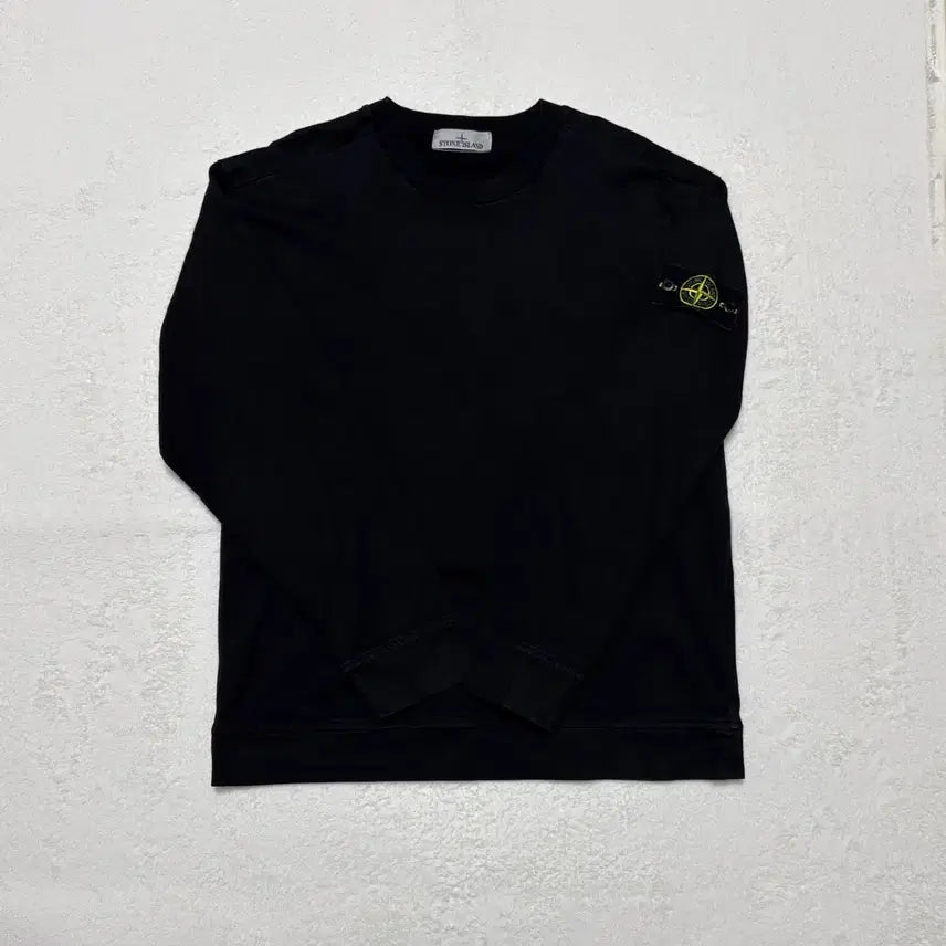 [BUNJANG] Stone Island Crewneck Sweatshirt Black L Size / [L 사이즈] 스톤아일랜드 맨투맨