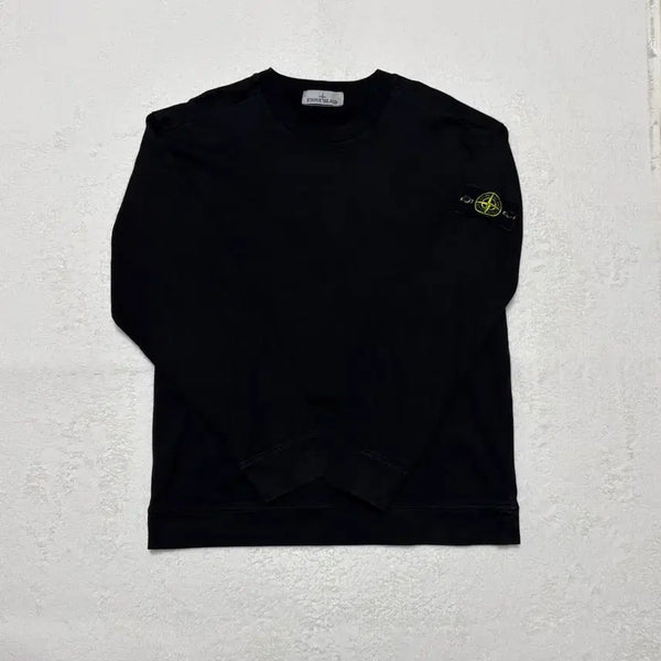 [BUNJANG] Stone Island Crewneck Sweatshirt Black L Size / [L 사이즈] 스톤아일랜드 맨투맨