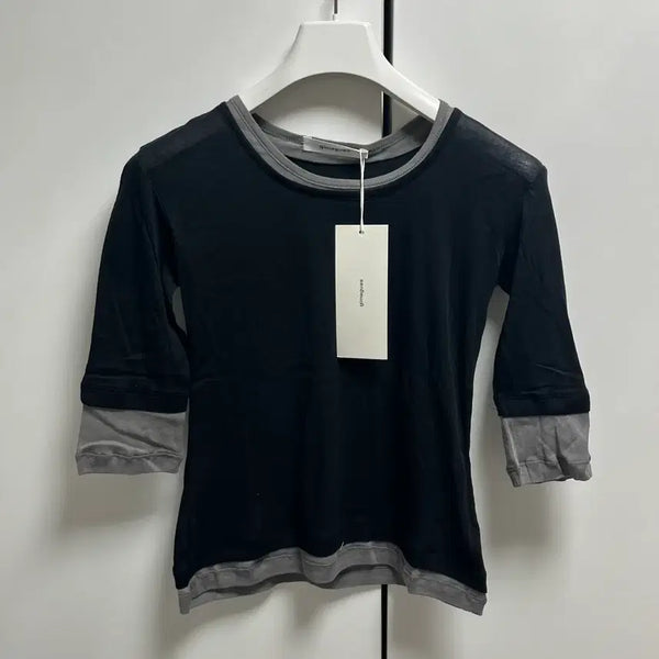 [BUNJANG] Gimaguas Gemma Layered T-Shirt - Black (S) / (새상품)[S] 기마구아스 Gemma 레이어드 티셔츠/블랙