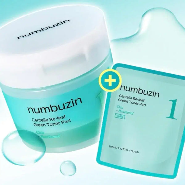 [BUNJANG] NUMBUZIN No.1 Cica Calming Toner Pad Refill / 넘버즈인 1번 시카 카밍 토너 패드 리필