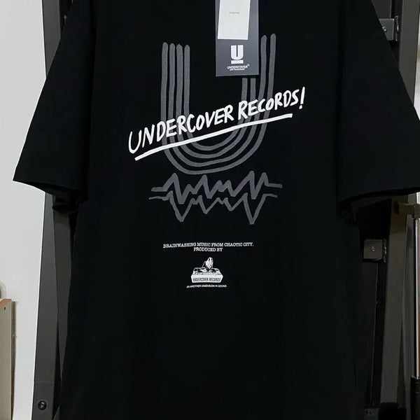 [BUNJANG] Undercover Records 22 Season DJ T-Shirt Black / [4 사이즈] 22시즌 언더커버 레코즈 DJ 티셔츠 블랙