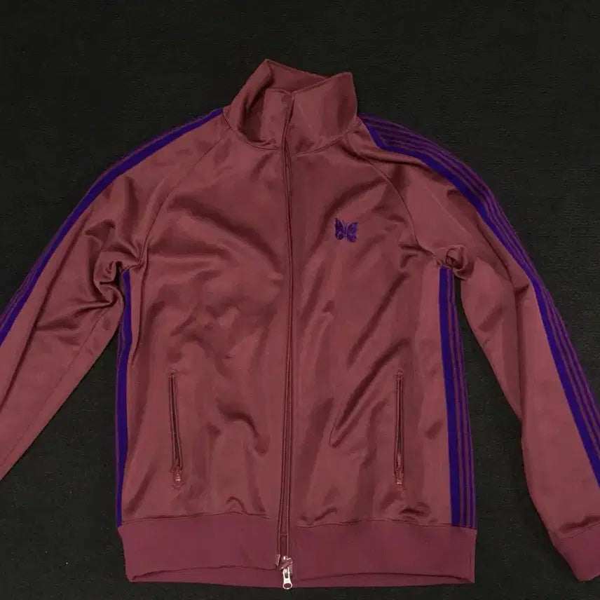 [BUNJANG] Needles Track Jacket Poly Smooth Wine / 니들스 트랙 자켓 폴리 스무스 와인