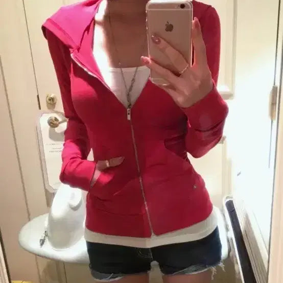 [BUNJANG] Pale Jaded Fitted Hooded Zip-Up / 페일제이드 핏티드 후드집업