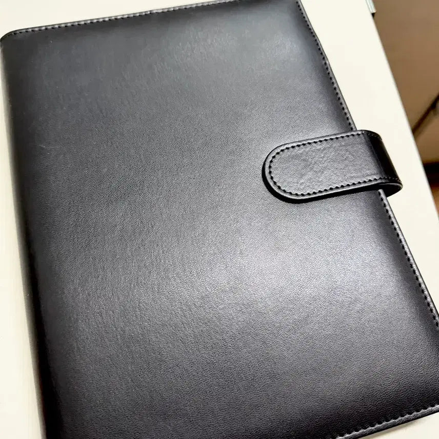 [BUNJANG] Fromable Black Macaron Binder Inserts (15 Sheets) with Cover Sheets / 프롬아블 블랙 검정 마카롱 바인더 속지 15장 + 대지 포함