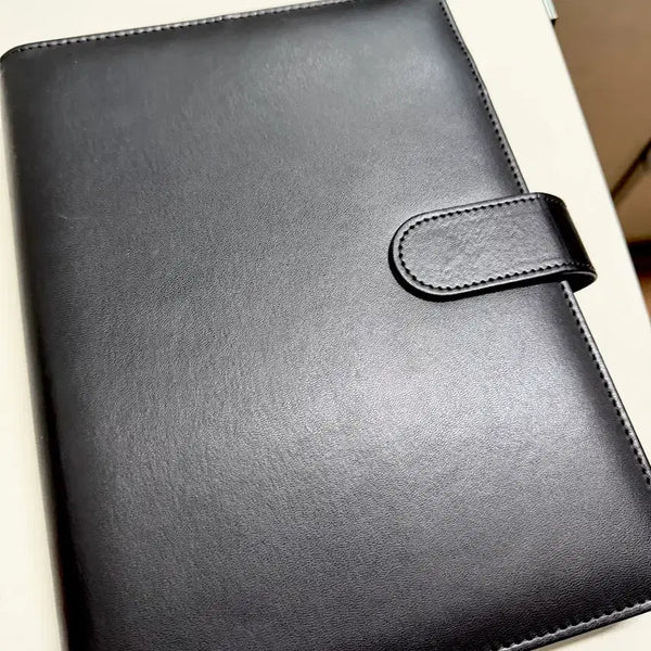 [BUNJANG] Fromable Black Macaron Binder Inserts (15 Sheets) with Cover Sheets / 프롬아블 블랙 검정 마카롱 바인더 속지 15장 + 대지 포함