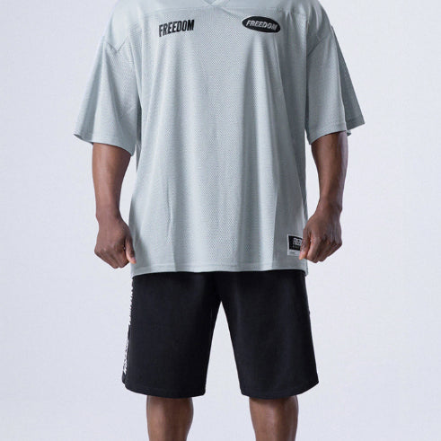 [BUNJANG] Freedom Rugby Shirt Gray 2XL / (새상품) 품절 럭비 그레이 프리덤 2XL 110 압도