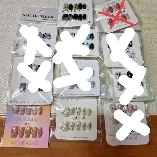 [BUNJANG] Character Nail Tips Set / 캐릭터네일팁 판매