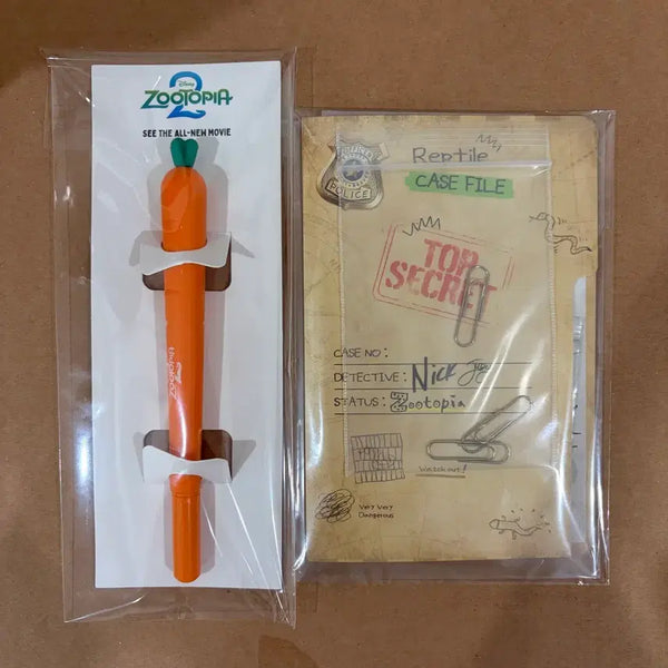 [BUNJANG] Zootopia Incident Files Exclusive Clip Pen Set / 주토피아 사건파일 특전