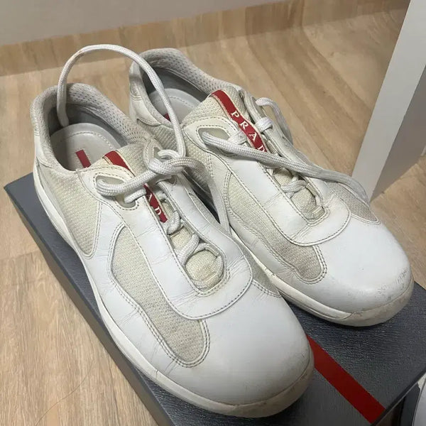 [BUNJANG] Prada America's Cup Sneakers / (255) 프라다 아메리카컵