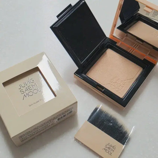 [BUNJANG] Jung Saem Mool Skin Nuder Pact 9g (Satin Nude) / 정샘물 스킨 누더 팩트9g(새틴누드) 운포1.8만(1번사용/풀박)