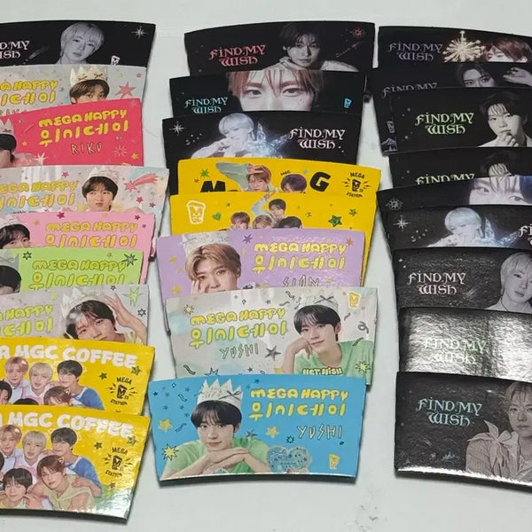 [BUNJANG] NCT WISH 2025-2026 Cup Holder Bundle Set / 2025 2026 엔시티위시 컵홀더 일괄