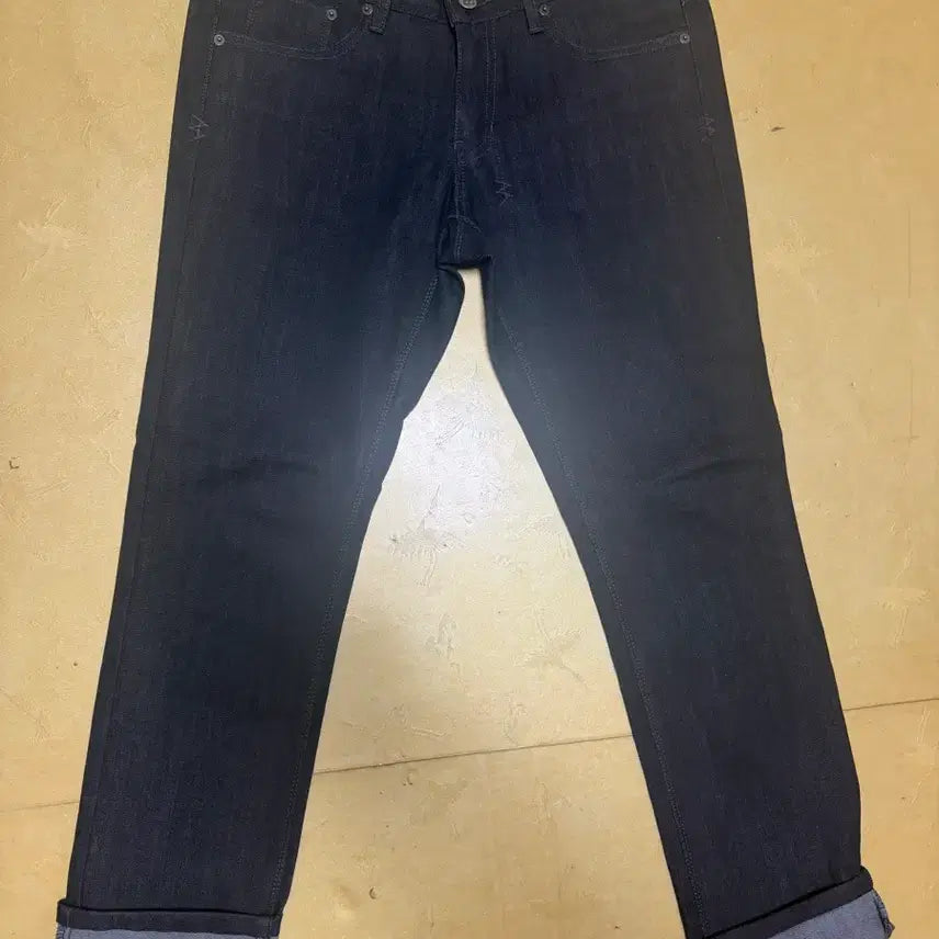 [BUNJANG] SOUVY USA Black Denim Pants (Size 32) / 수비 USA 블랙 팬츠 데님 바지 32 사이즈