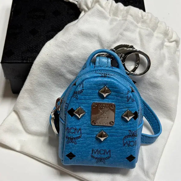 [BUNJANG] MCM Visetos Mini Bag Keychain / MCM 비세토스 미니백 키링