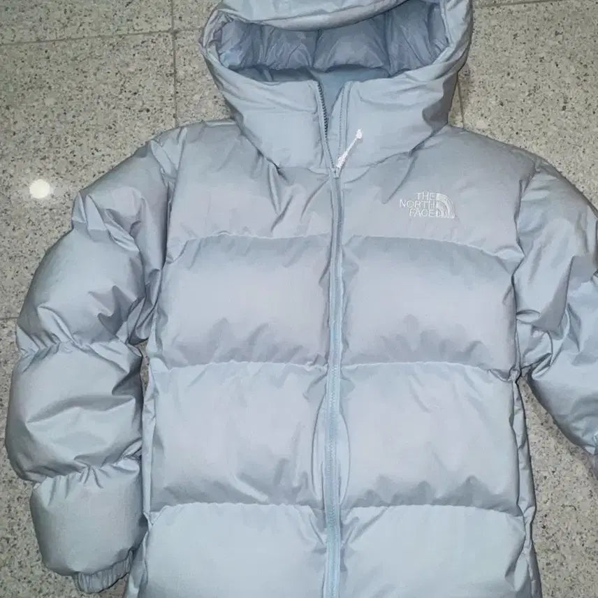 [BUNJANG] The North Face Padded Jacket Sky Blue Size S / 노스페이스 패딩 하늘색 S 90 스카이블루