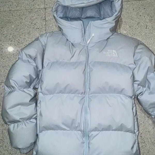 [BUNJANG] The North Face Padded Jacket Sky Blue Size S / 노스페이스 패딩 하늘색 S 90 스카이블루