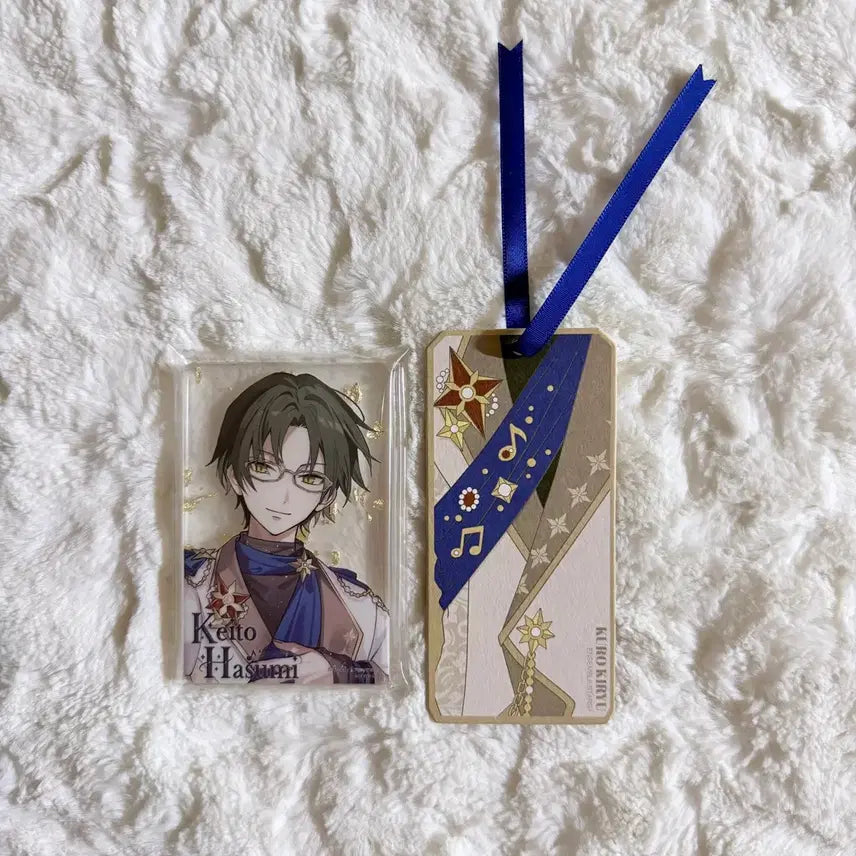 [BUNJANG] Ensemble Stars! Momopop Offline Popup Exclusive Acrylic Block & Bookmark Set - Hasumi Keito, Kiryu Kuro (Hongwal) / 앙스타 모펀 16특전 입장특전 아크릴 블럭 책갈피 하스미 케이토 키류 쿠로 홍월 앙상블스타즈 오프라인 팝업
