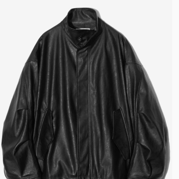 [BUNJANG] Partimento Vegan Leather Field Jacket Black L / 파르티멘토 비건레더 필드자켓 블랙 L