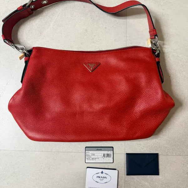 [BUNJANG] Prada Leather Handbag / 프라다 가죽 핸드백