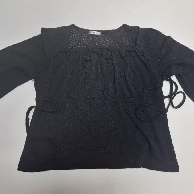 [BUNJANG] Women's Long Sleeve Knit Sweater - Black (New) / 긴팔 새상품