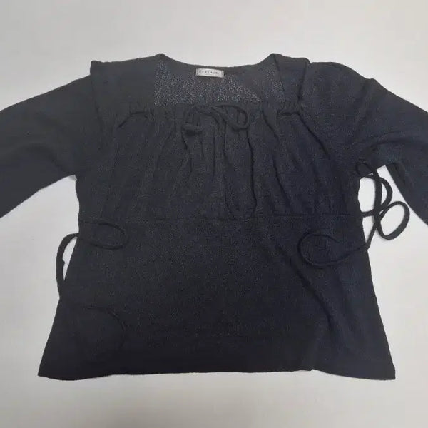 [BUNJANG] Women's Long Sleeve Knit Sweater - Black (New) / 긴팔 새상품