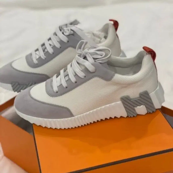 [BUNJANG] Hermès Bounce Sneakers Grey White Size 37.5 / 에르메스 바운싱 그레이화이트 37.5