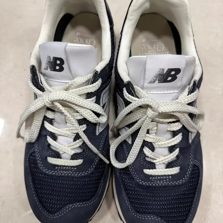 [BUNJANG] New Balance x Pottery 574 Premium Hard Navy Sneakers 255 / 뉴발란스 x 포터리 574 프리미엄 하드 네이비 255