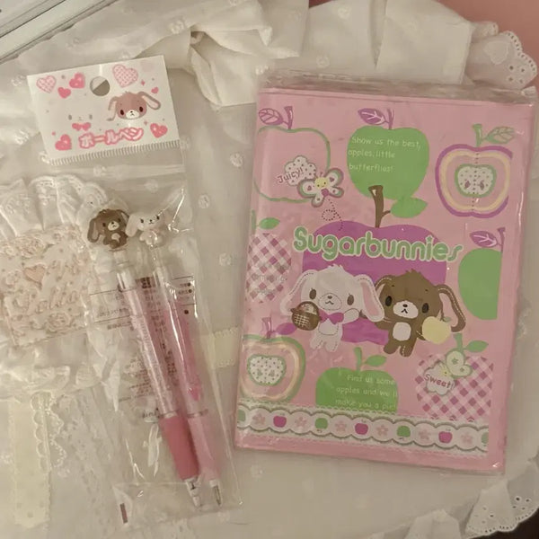 [BUNJANG] Sugabunnies Classic Mechanical Pencil & Binder Set (Sealed) / 고전 슈가바니즈 샤프볼펜 바인더 세트 미개봉