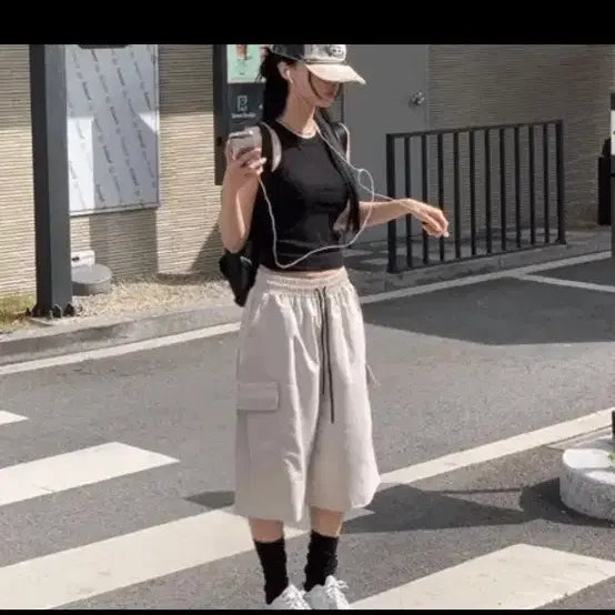 [BUNJANG] Modi Mood Cargo Bermuda Shorts / 모디무드 카고 버뮤다팬츠